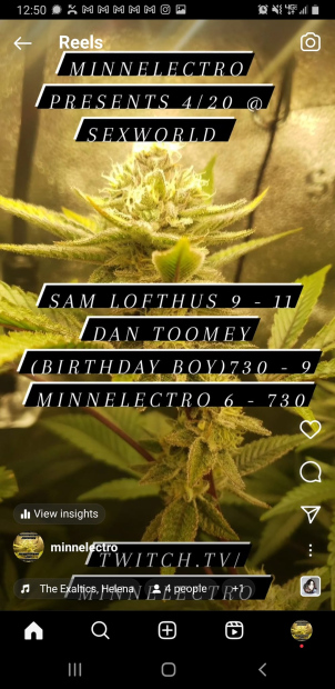 minnElectro 4/20 live at Sexworld