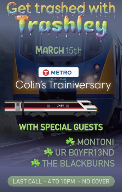 Get Trashed with Trashley - Colin's a Trainwreck 